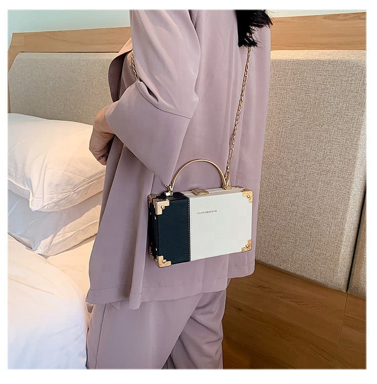 Trending Box Purses 2022 Small Square Chain Bags Women Handbags Ladies Shoulder Brand Luxury Purses