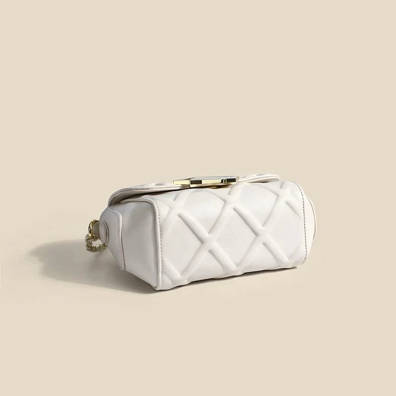 Trending pu crossbody bag with gold chain custom leather sling phone bag Spring novelty purses and handbags