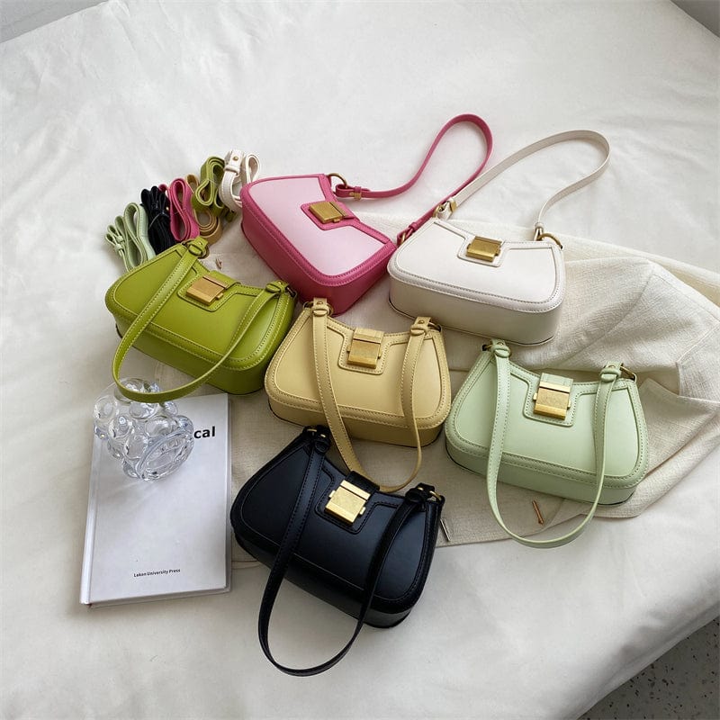 Trending Underarm Bags 2022 Luxury Shoulder Hand Bags Ladies PU Leather Small Purses Women Handbag