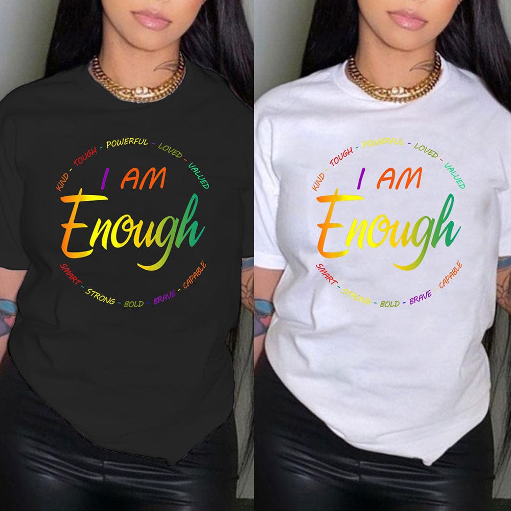 Trendy Women Clothes Summer Women's Clothing Casual Round Neck Pullover Printed T-shirt