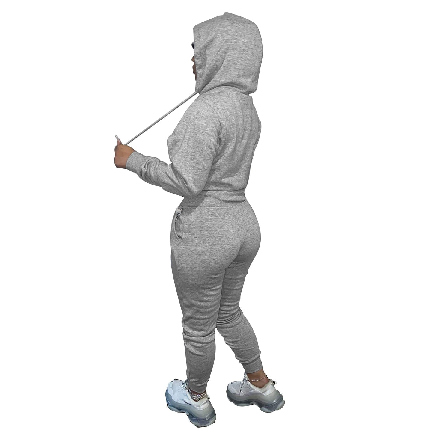 Trendy Women Clothes Women's Fashion Printed Sweatshirt Hoodie 2 Piece Pant Set