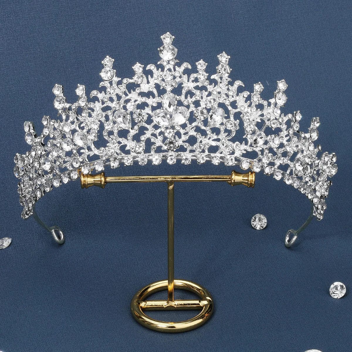 TS-J2971 Fancy Birthday Wedding Accessories Princess Tiara Rhinestone Headband Bridal Crowns For Bride
