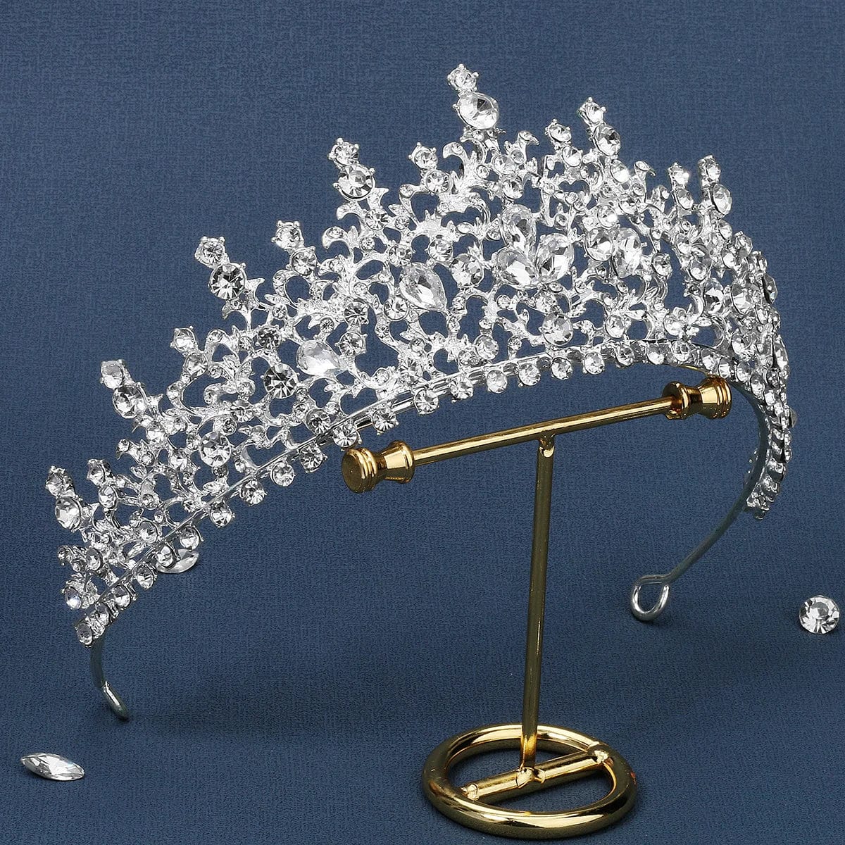 TS-J2971 Fancy Birthday Wedding Accessories Princess Tiara Rhinestone Headband Bridal Crowns For Bride