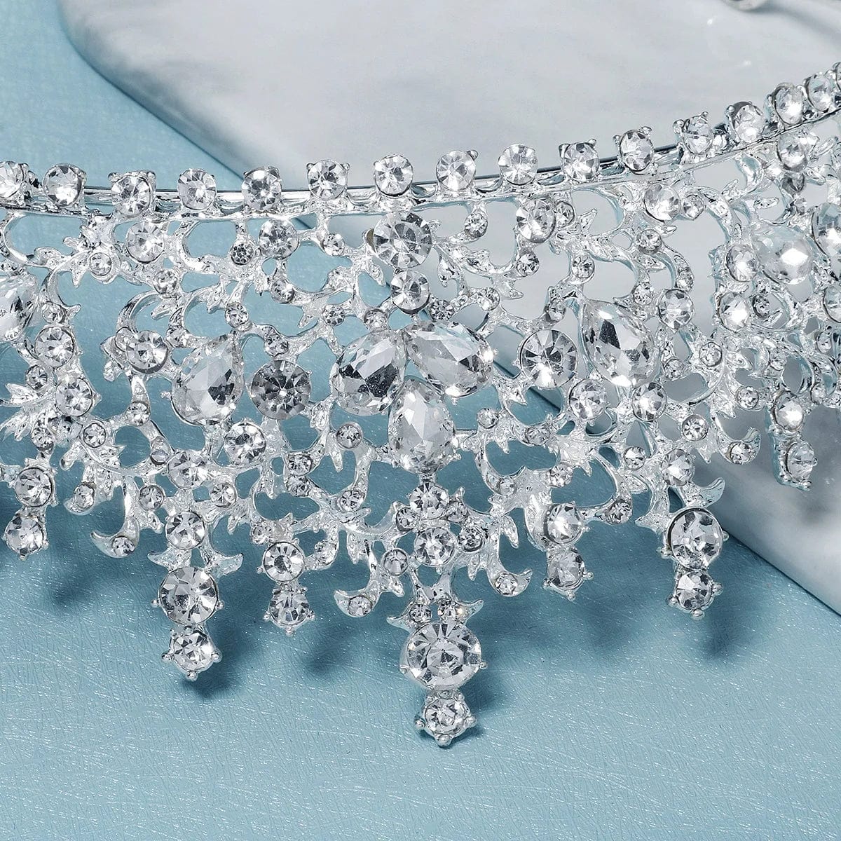 TS-J2971 Fancy Birthday Wedding Accessories Princess Tiara Rhinestone  Headband Bridal Crowns For Bride