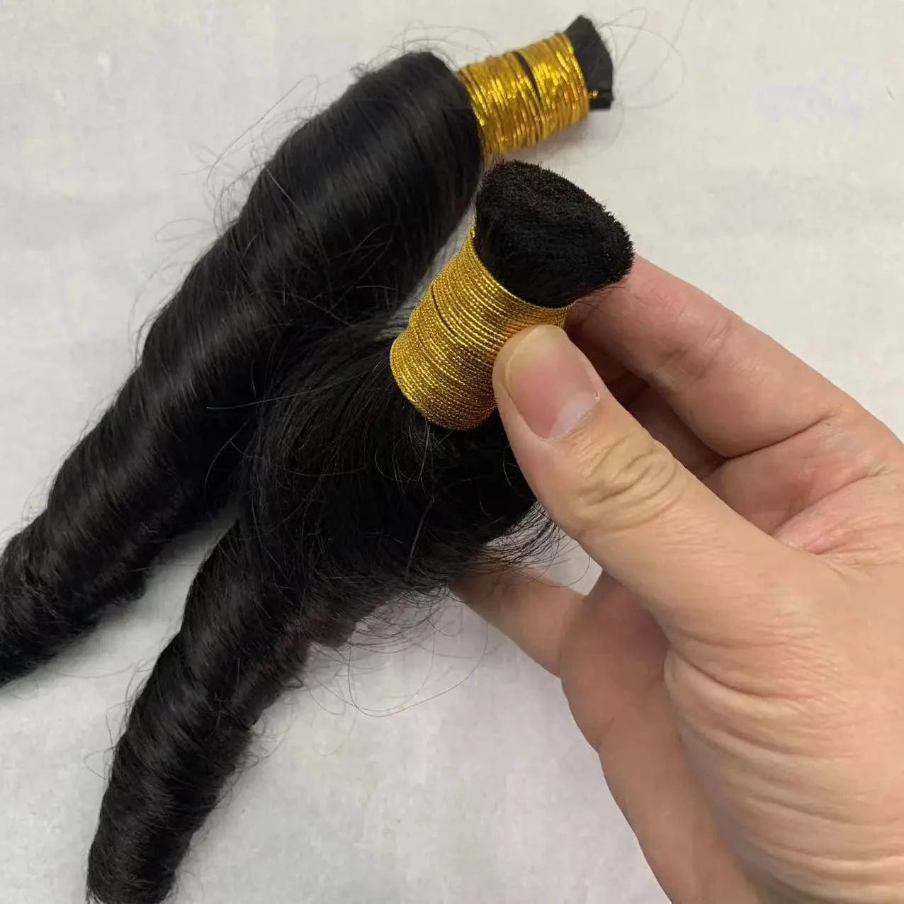 Unprocessed Bouncy Fumi Curly Bundles Raw Virgin Brazilian Blonde Hair Bundles  Virgin Hair Bundles Bulk