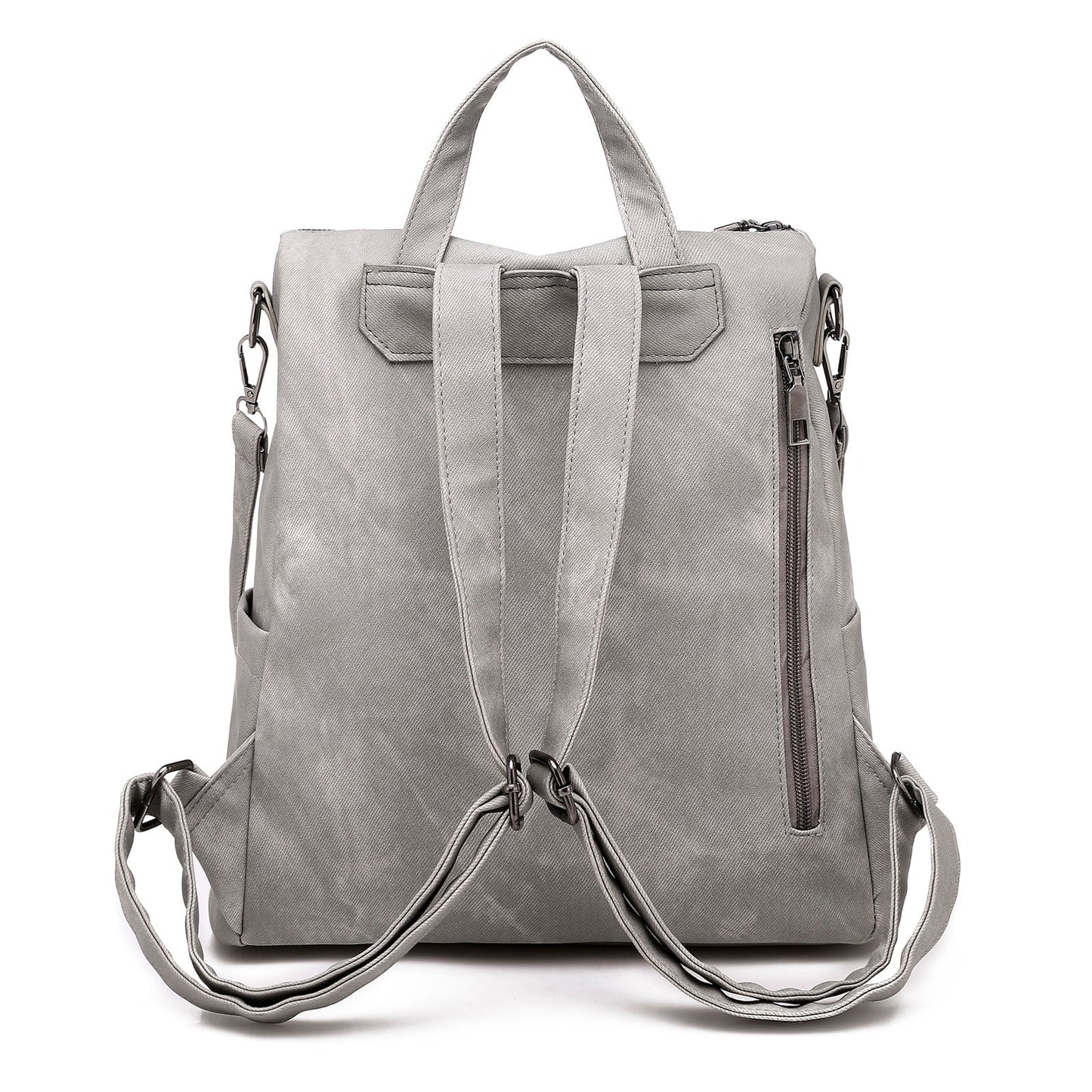 Vintage Convertible Bag Backpack Purse PU Leather Fashion Backpack and Handbag for Women