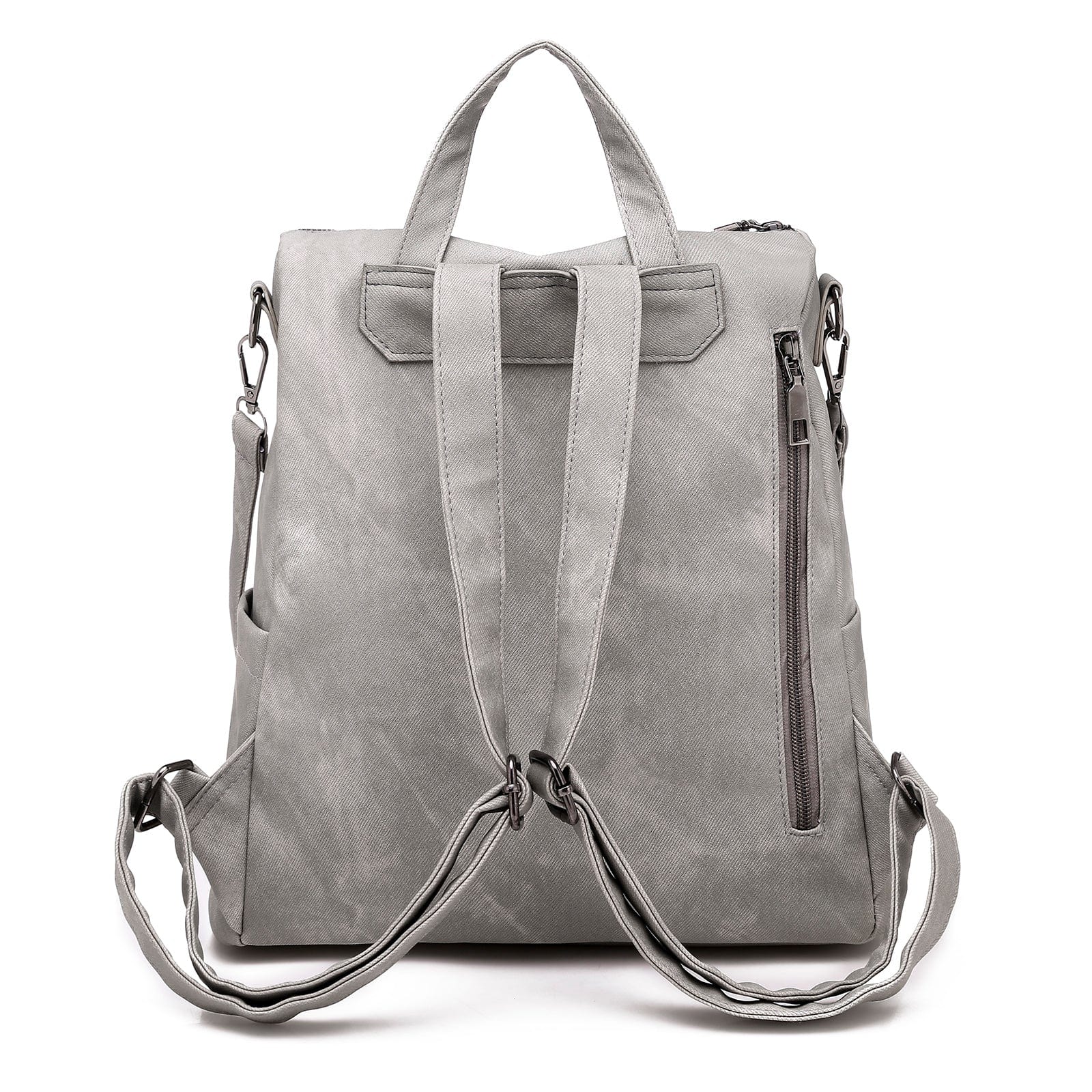 Vintage Convertible Bag Backpack Purse PU Leather Fashion Backpack and Handbag for Women