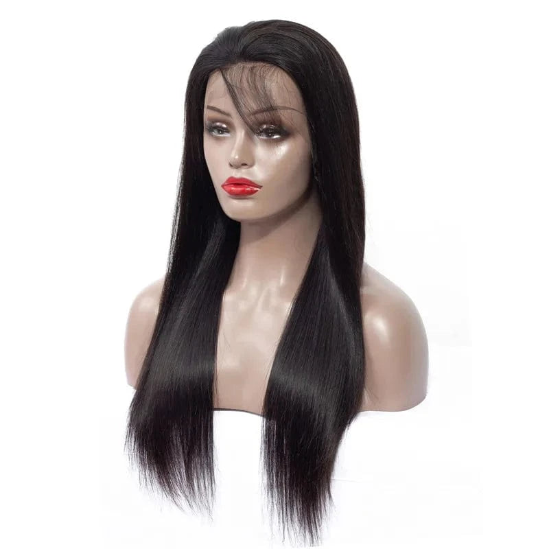 Virgin Brazilian Unprocessed Hair 13x4 Straight Lace Frontal Human Hair Wigs