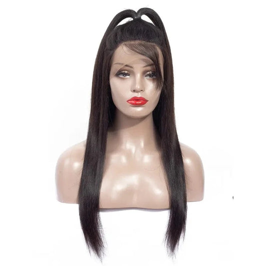 Virgin Brazilian Unprocessed Hair 13x4 Straight Lace Frontal Human Hair Wigs