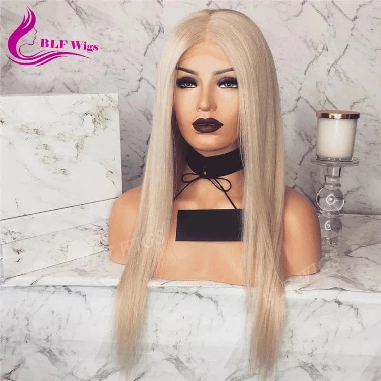 Virgin Hair Vendor Wigs HD Lace Frontal Wig, Glueless Wig Human Hair Raw Indian Hair, Cuticle Aligned Blonde Human Hair Wigs