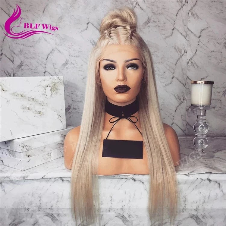 Virgin Hair Vendor Wigs HD Lace Frontal Wig, Glueless Wig Human Hair Raw Indian Hair, Cuticle Aligned Blonde Human Hair Wigs