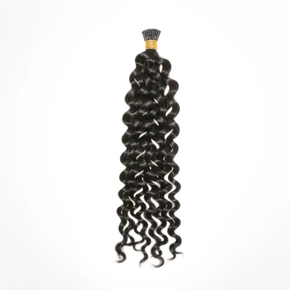 Vmae 4A 4B 3C Afro Kinky Curly Raw Vietnamese Nail K Tips Keratin 100% Human Remy Hair V U Flat I Tip Hair Extensions Human Hair