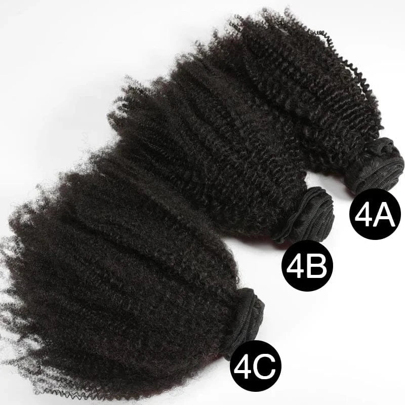 VMAE Cambodian Raw Cuticle Aligned Human Hair Weaves Bundles Black Afro Kinky Curly 3A 3B 3C 4A 4B 4C Human Hair Extension