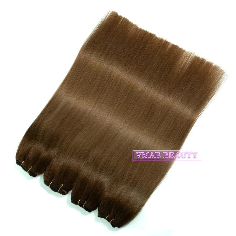 VMAE Ombre Color Hair Weft Double Drawn Hair Bundles Root 4# Ends 8# Mixed Color Human Hair Extensions 13A Grade