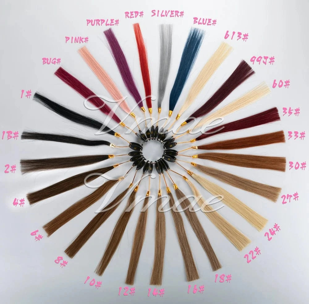 VMAE Peruvian Virgin Unprocessed Raw Cuticle Aligned Double Drawn Straight Hand Tied Flat Genius Weft Hair Extensions Human Hair