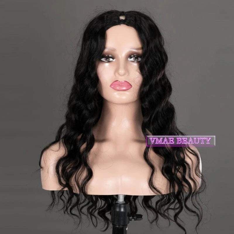 VMAE Raw Virgin Cuticle Aligned Burmese U Part Human Hair Wigs for Black 3A 3B 3C Afro Kinky Curly Women 4A 4B 4C Swiss Lace