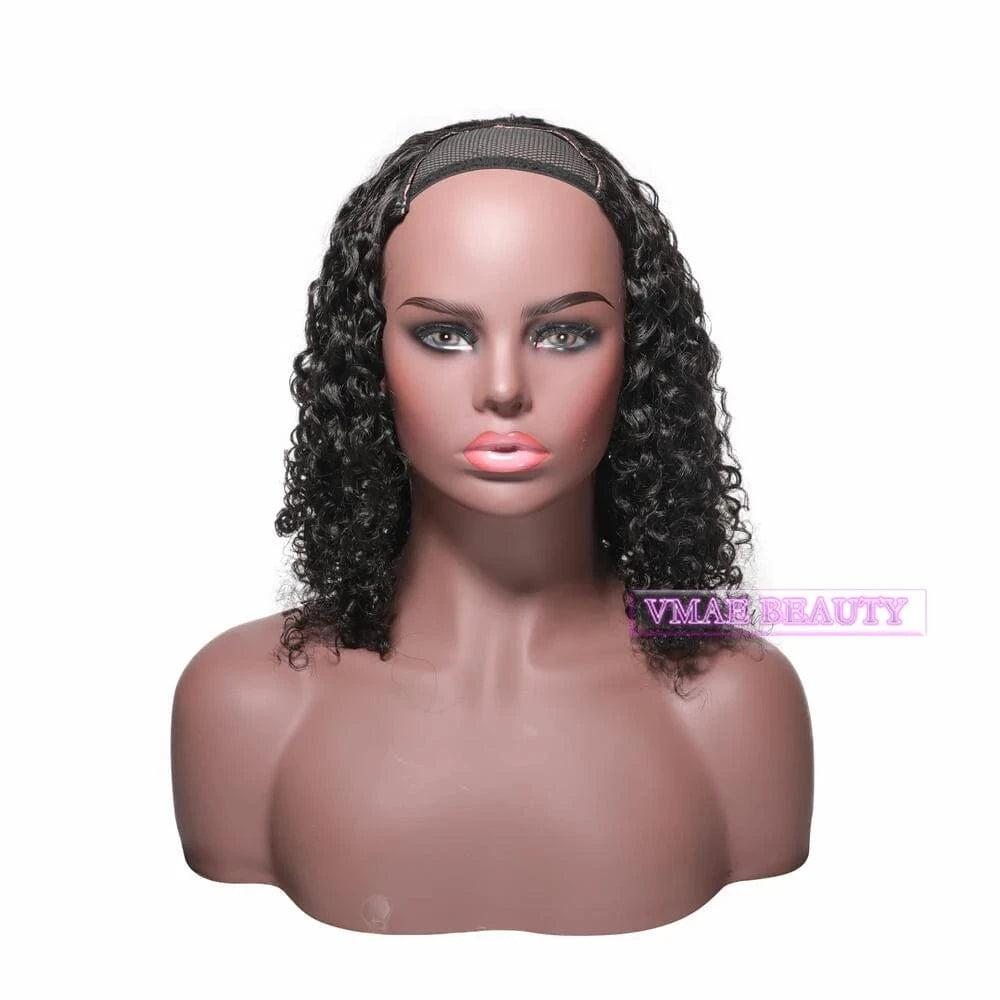 VMAE Raw Virgin Cuticle Aligned Burmese U Part Human Hair Wigs for Black 3A 3B 3C Afro Kinky Curly Women 4A 4B 4C Swiss Lace