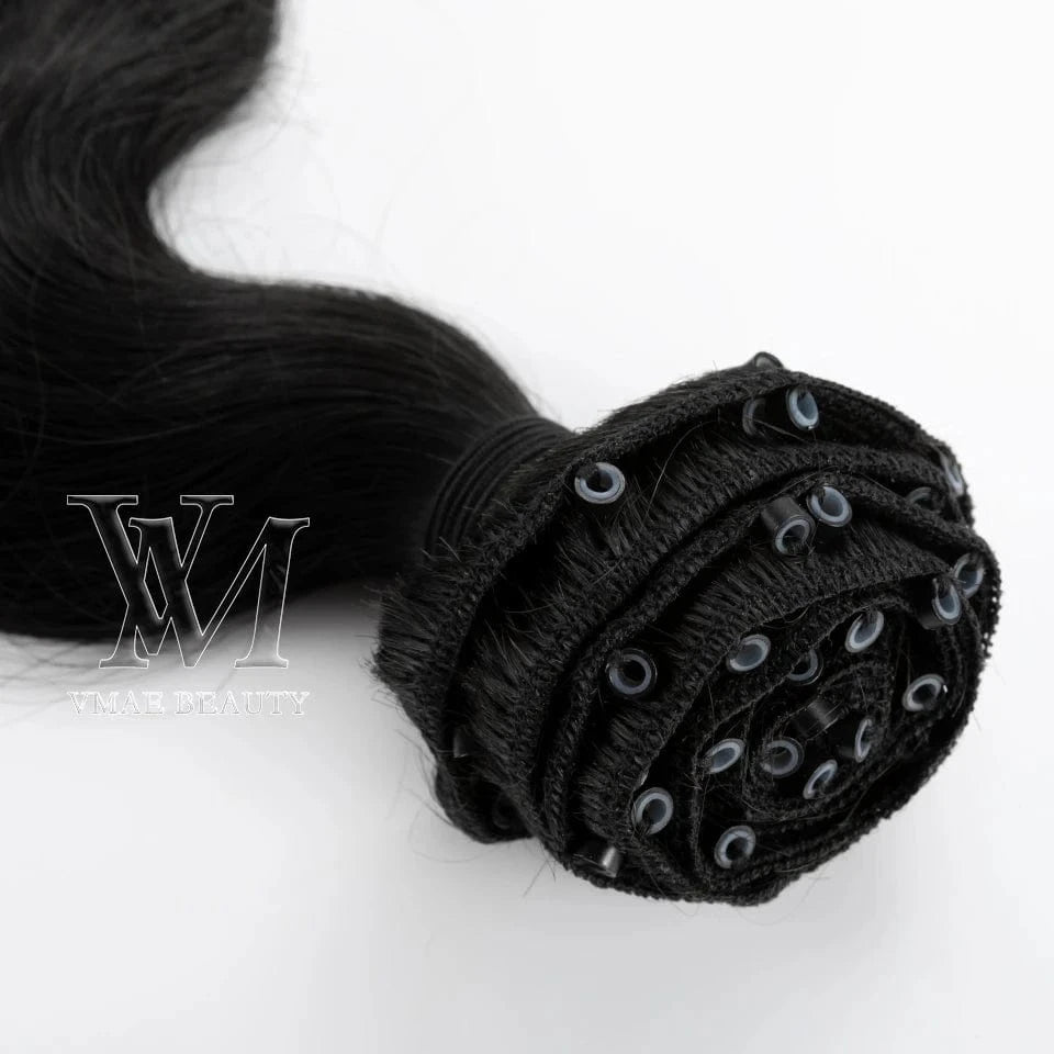 VMAE Vietnamese Natural Color 100g Body Deep Water Loose Wave Kinky Straight Human Hair Weft Micro Beads Hair Extension