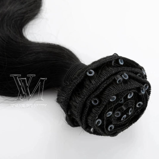 VMAE Vietnamese Natural Color 100g Body Deep Water Loose Wave Kinky Straight Human Hair Weft Micro Beads Hair Extension