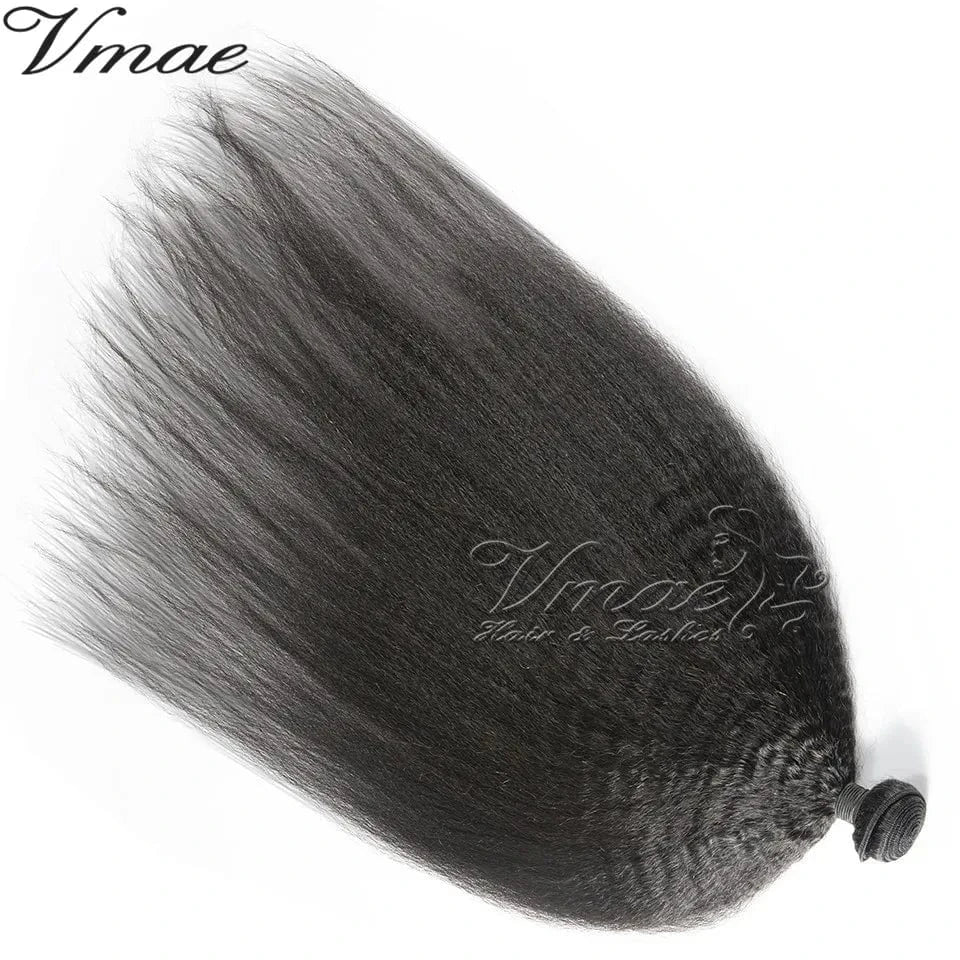 VMAE Wholesale Mongolian Unprocessed Raw Weft Human Hair Bundles Afro Kinky Curly 3A 3B 3C 4A 4B 4C Human Hair Extensions