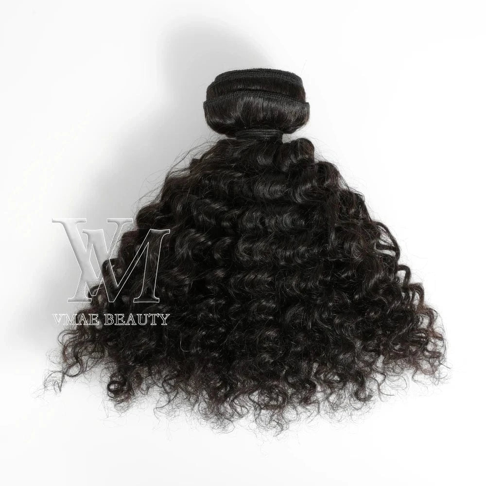 VMAE Wholesale Mongolian Unprocessed Raw Weft Human Hair Bundles Afro Kinky Curly 3A 3B 3C 4A 4B 4C Human Hair Extensions