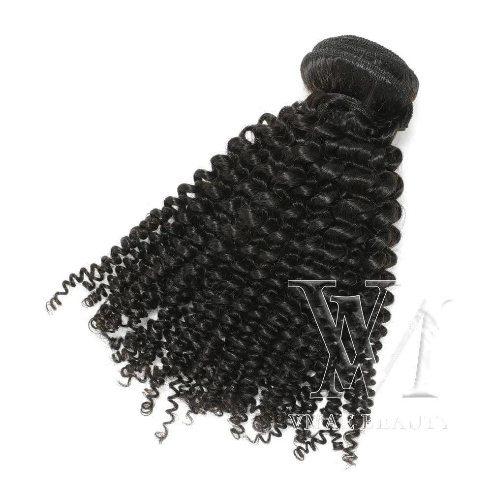 VMAE Wholesale Mongolian Unprocessed Raw Weft Human Hair Bundles Afro Kinky Curly 3A 3B 3C 4A 4B 4C Human Hair Extensions