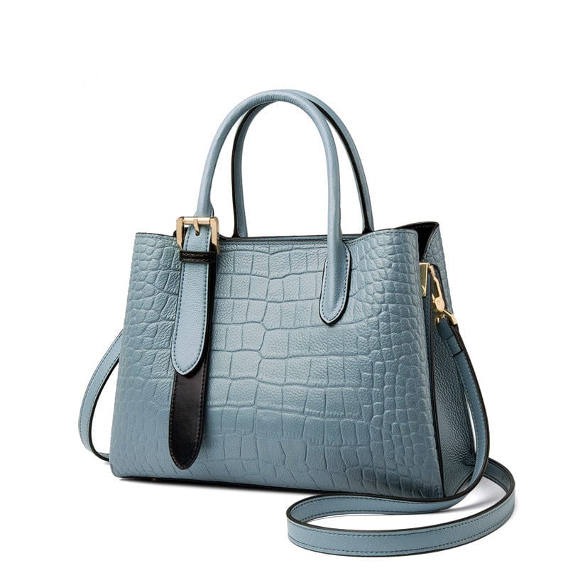 W615-blue Drop shopping 99343 fashion Designer women's genuine leather bags women handbags for women shoulder tote bags crossbody bag