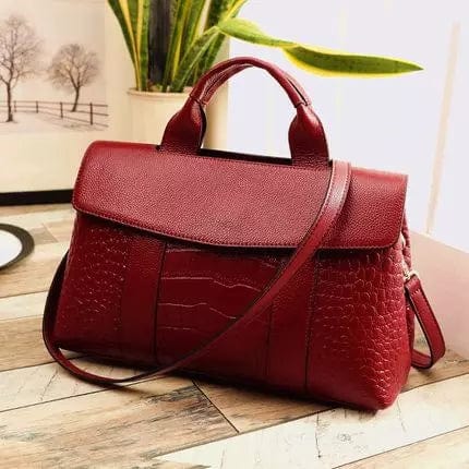 W641-winered Drop shopping 99343 fashion Designer women's genuine leather bags women handbags for women shoulder tote bags crossbody bag