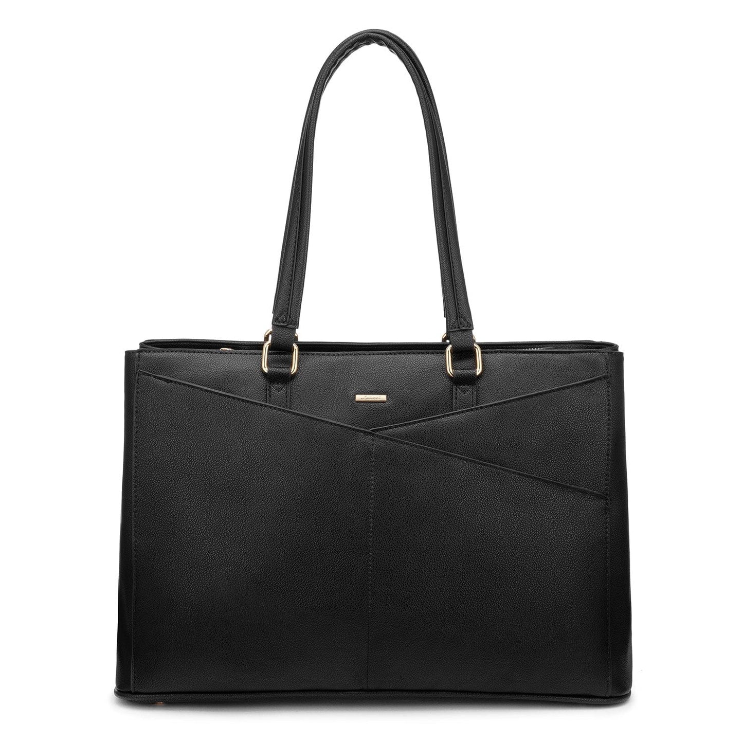 WB147601LK-black 2022 LOVEVOOK 15.6in PU  school shoulder tote Bags women  Large Office Work handbags girls Briefcase Laptop tote bags for women
