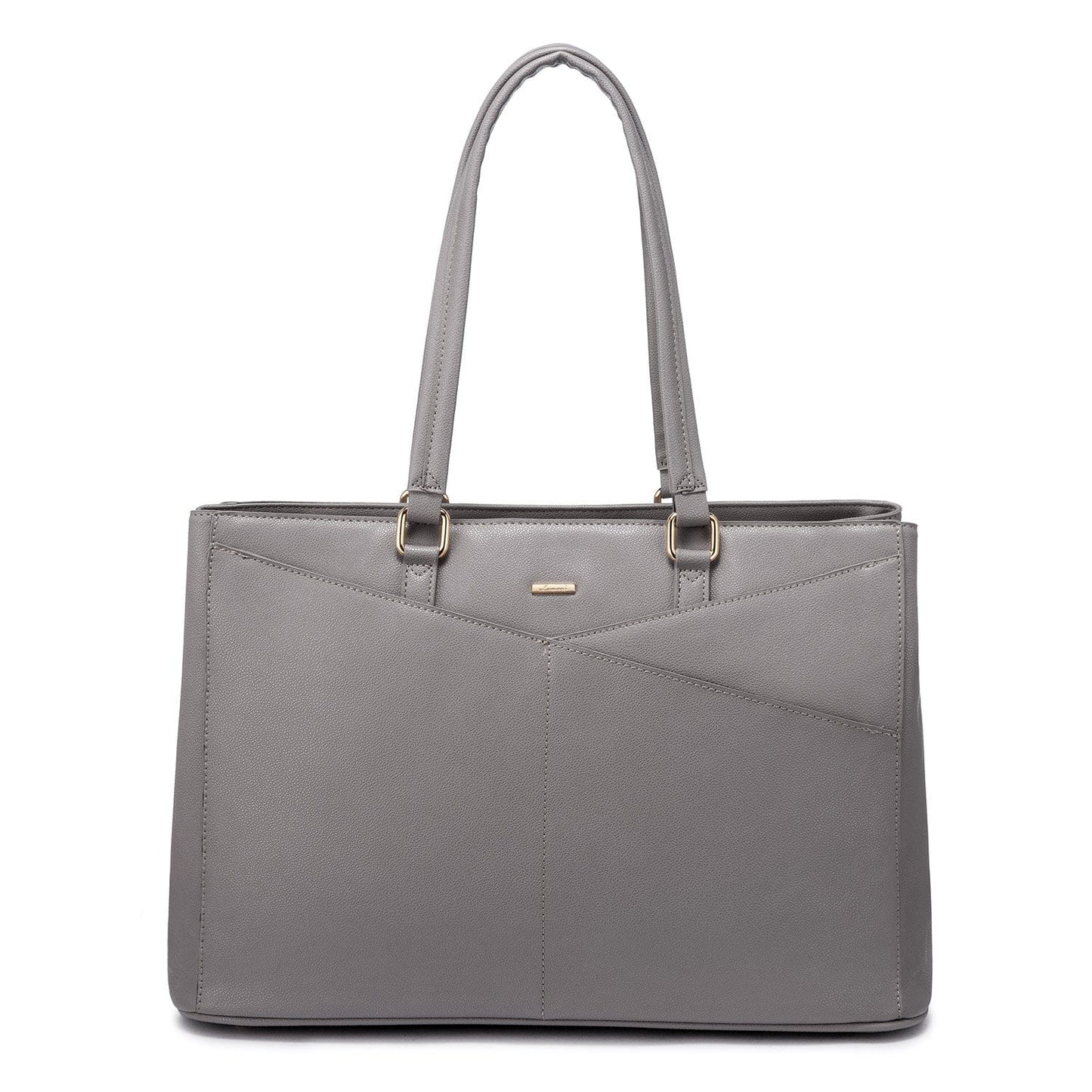 WB147631LK-grey 2022 LOVEVOOK 15.6in PU  school shoulder tote Bags women  Large Office Work handbags girls Briefcase Laptop tote bags for women