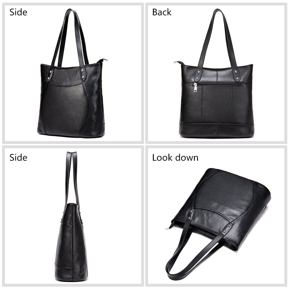 Westal fashion women shopping bag large capacity laptop bag womens handbag genuine leather handbags women's tote bags