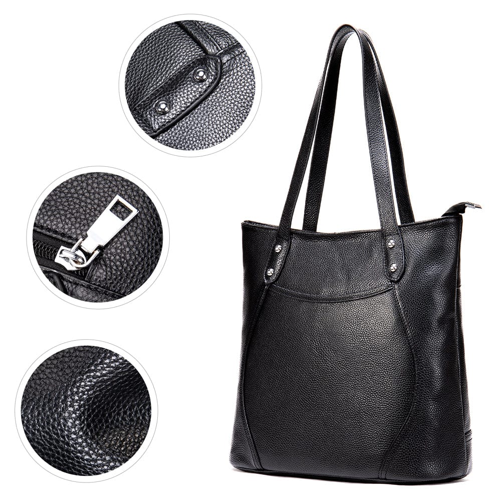 Westal fashion women shopping bag large capacity laptop bag womens handbag genuine leather handbags women's tote bags