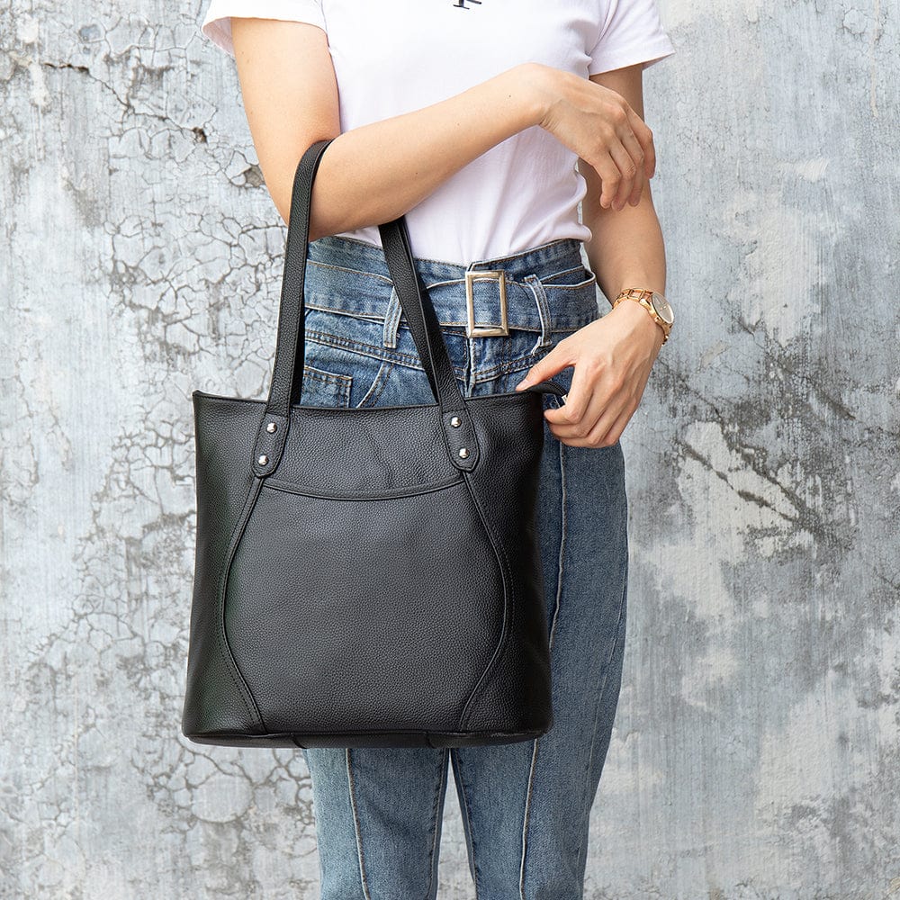 Westal fashion women shopping bag large capacity laptop bag womens handbag genuine leather handbags women's tote bags