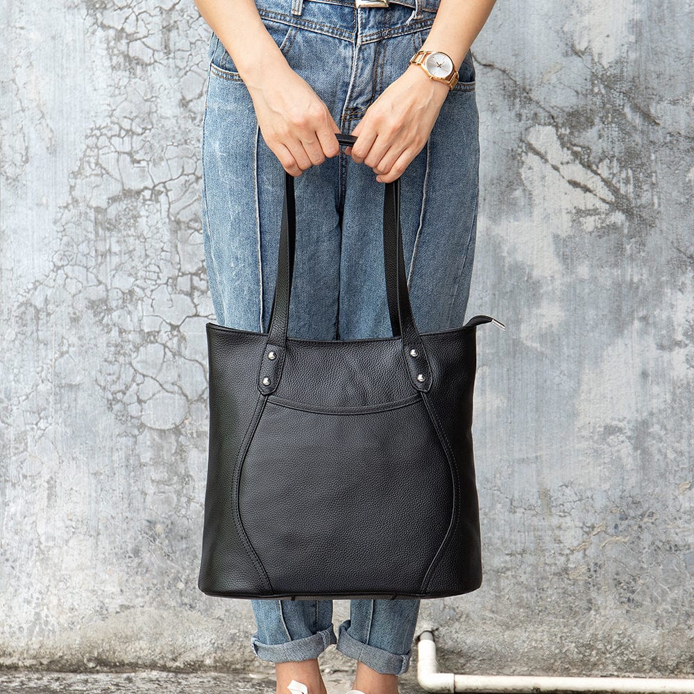 Westal fashion women shopping bag large capacity laptop bag womens handbag genuine leather handbags women's tote bags