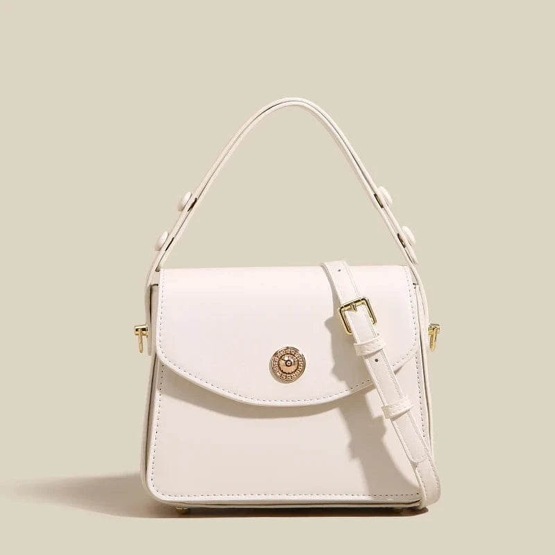 White 2023 new arrival leather luxury handbags design small purse high quality wholesale pu ladies handbag