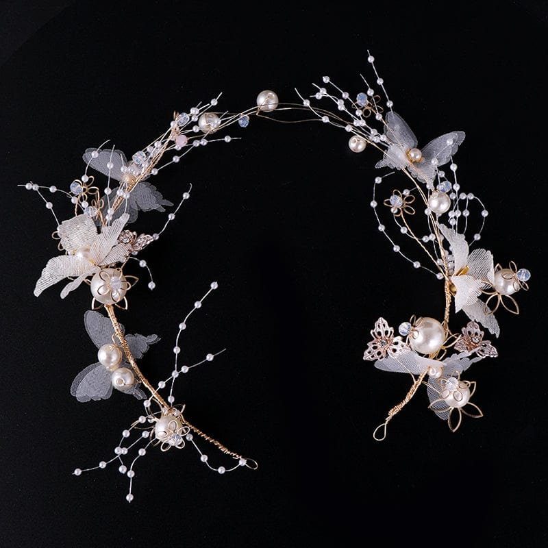 White Birthday crown headband christmas snowflake headband