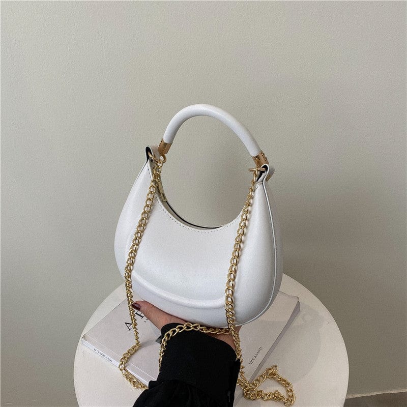 White Candy Colors New fashion chain Korean style messenger pea bag women's tote fashion bags 2022 purses