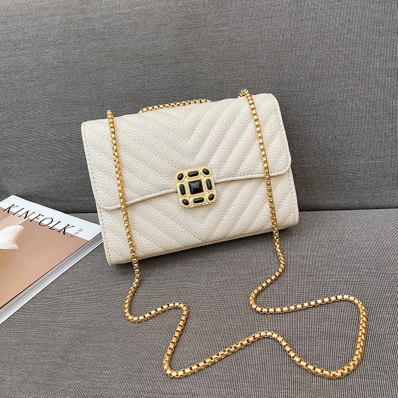 White Classic Black PU bags women handbags Ladies Crossbody Women Shoulder Leather Quilted purses Bag handbags
