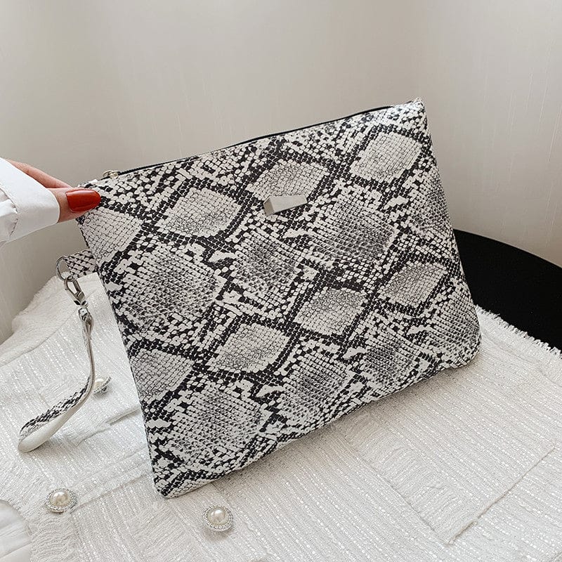 White Factory Wholesale Handbags 2022 young lady snake pattern bags lady fashion design purses for women