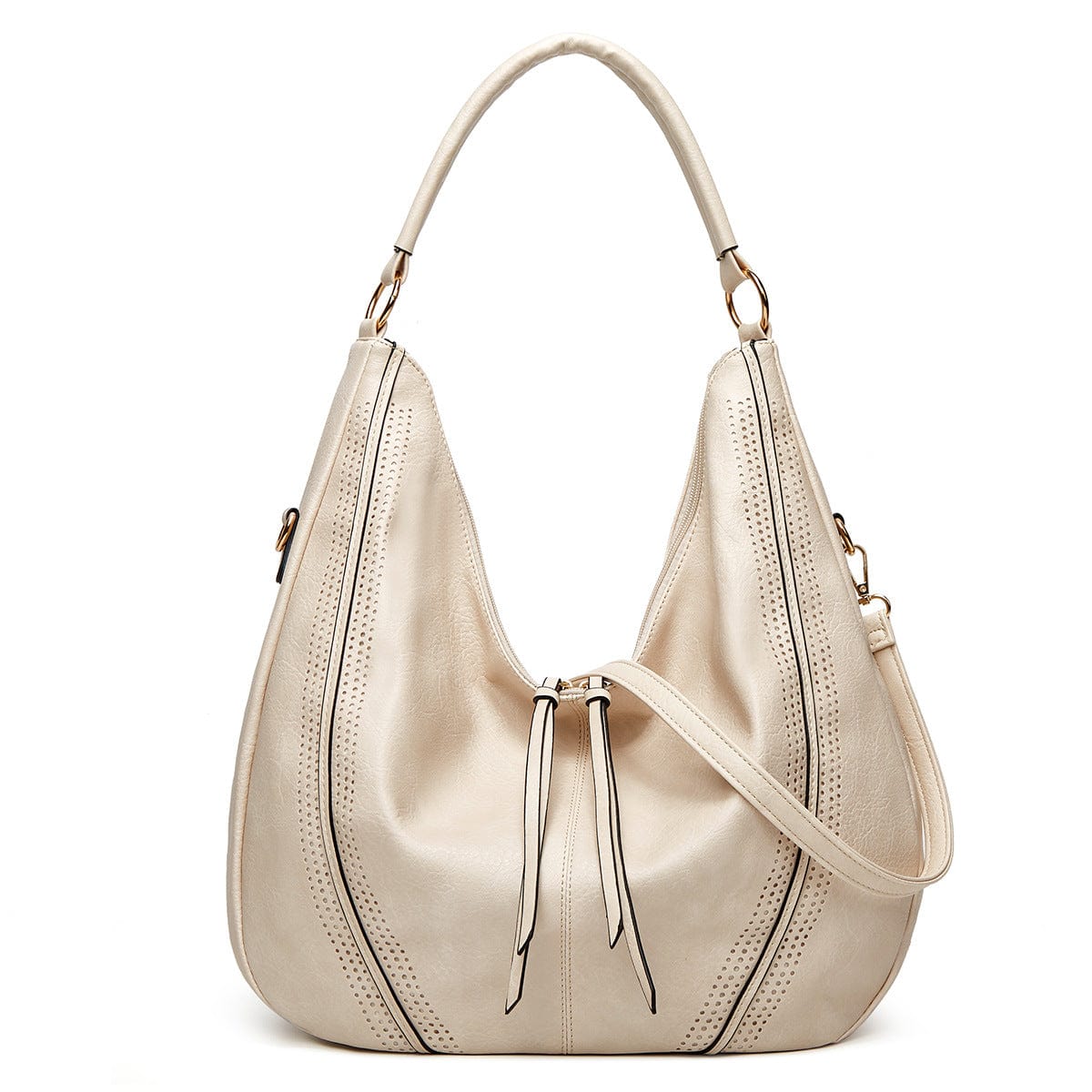 White Fashion Women Ladies Purses And Handbags Label Leather Tote leather Bag