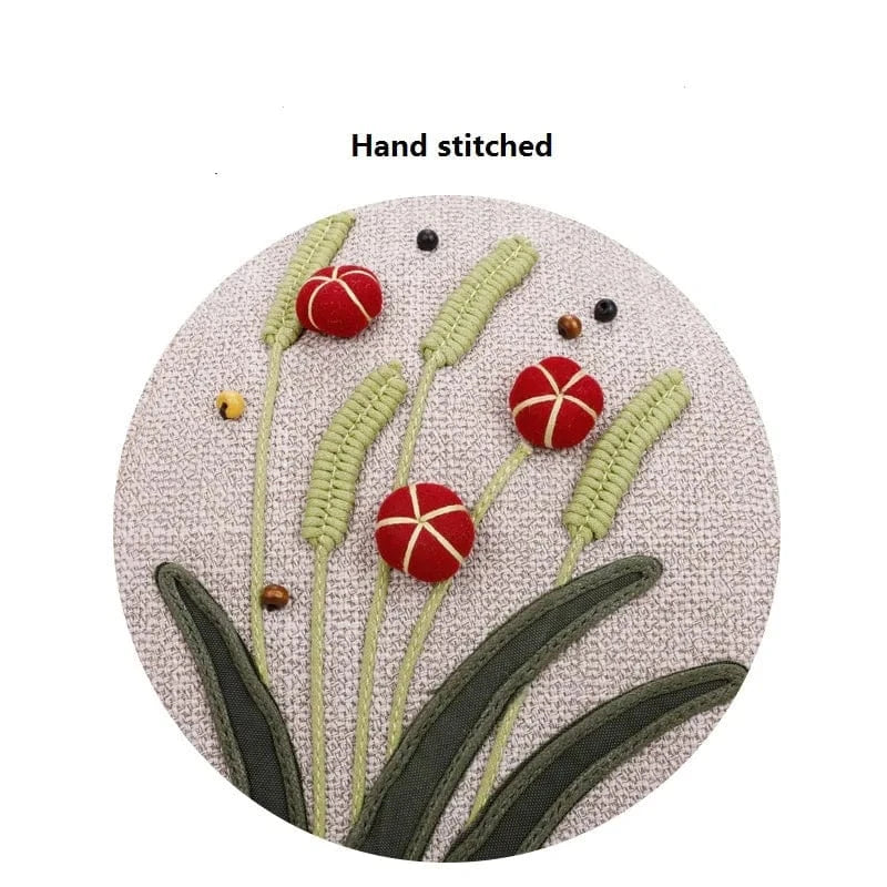 White Girl Embroidery Flora Backpack Casual Backpack Travel ladies bag