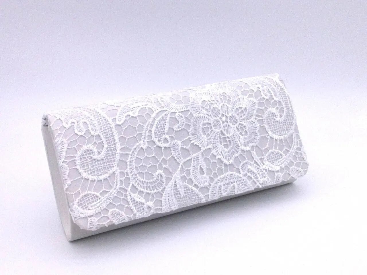 White Hot Selling Fashionable Satin Satin Lace Dinner Bridal One Shoulder Fashion Korean Banquet Bag Clutch Evening Bag