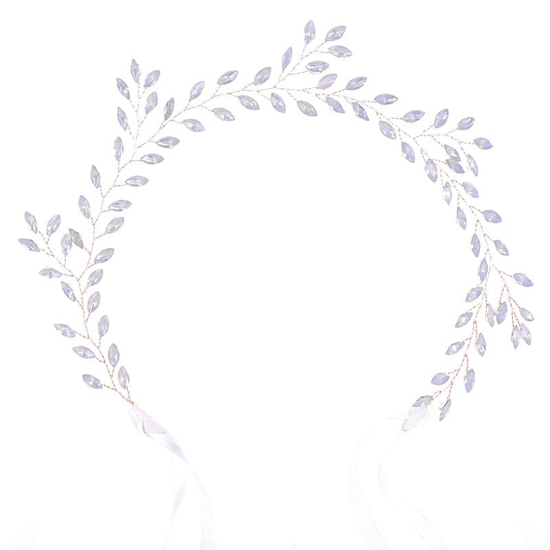 White Mother daughter headband luxury crystal headband cute korean headband
