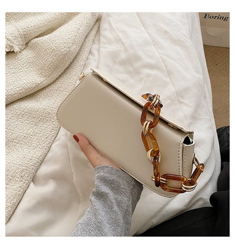 White New Fashion Klein Blue One Shoulder Underarm Mobile Phone French bag New Bag Women's Fashion Bag