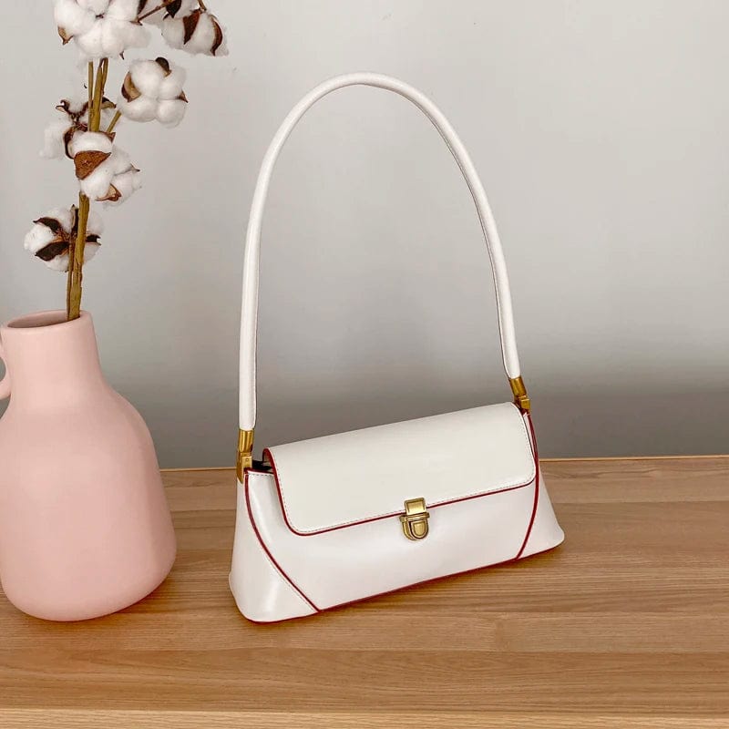 White new made armpit bags ladies 2023 women shoulder bag free shipping in China custom crescent handbag
