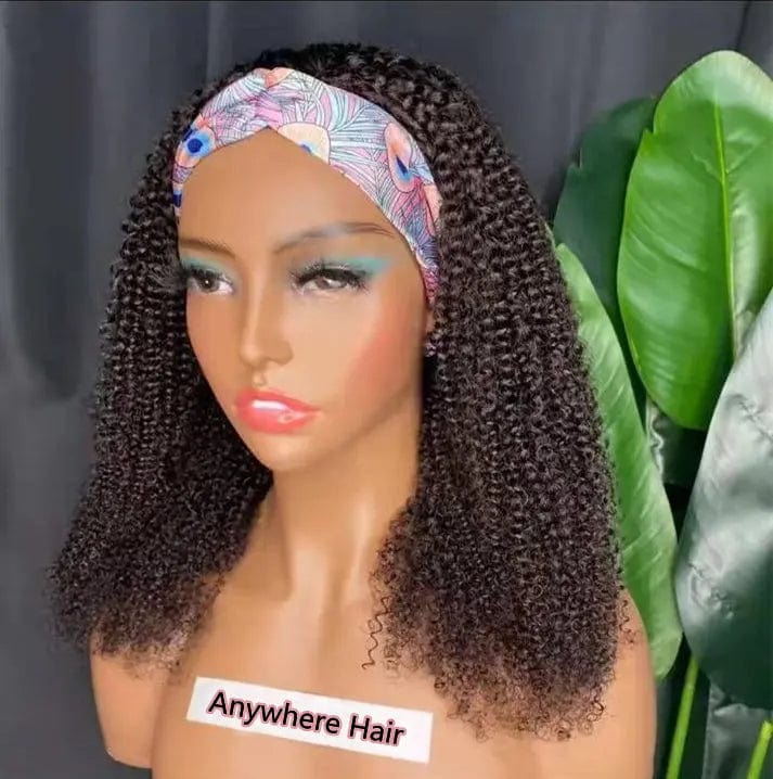 Wholesale 150% Density Deep Curly Natural Black Color Raw Indian Hair None Lace Wigs