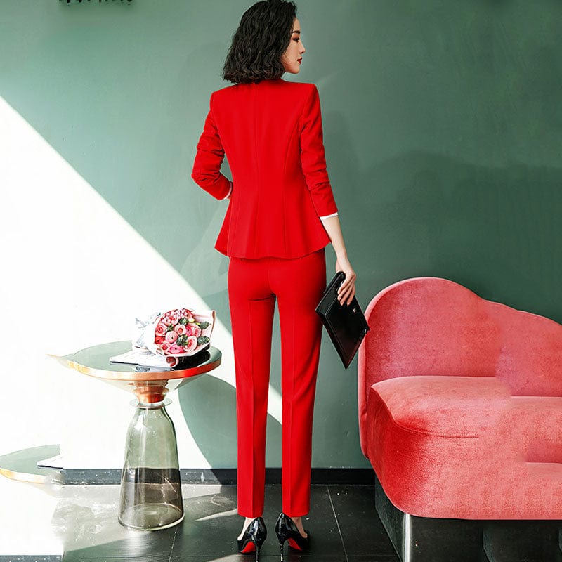Wholesale 3 Pieces Pant Suit Women Quality Office Ladies Work Wear Women Formal Suits Female Blazer Jacket Vest trousers