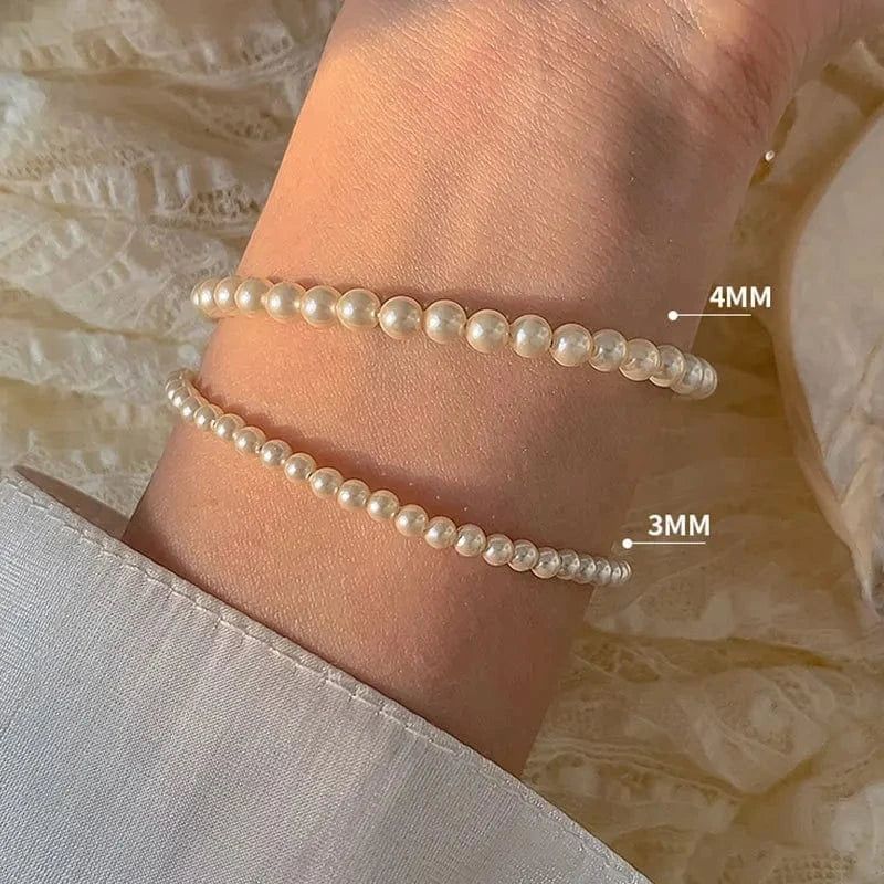 wholesale 925 silver pearl bracelet women 925 sterling silver gold plated luxury pearl bracelet jewelry women