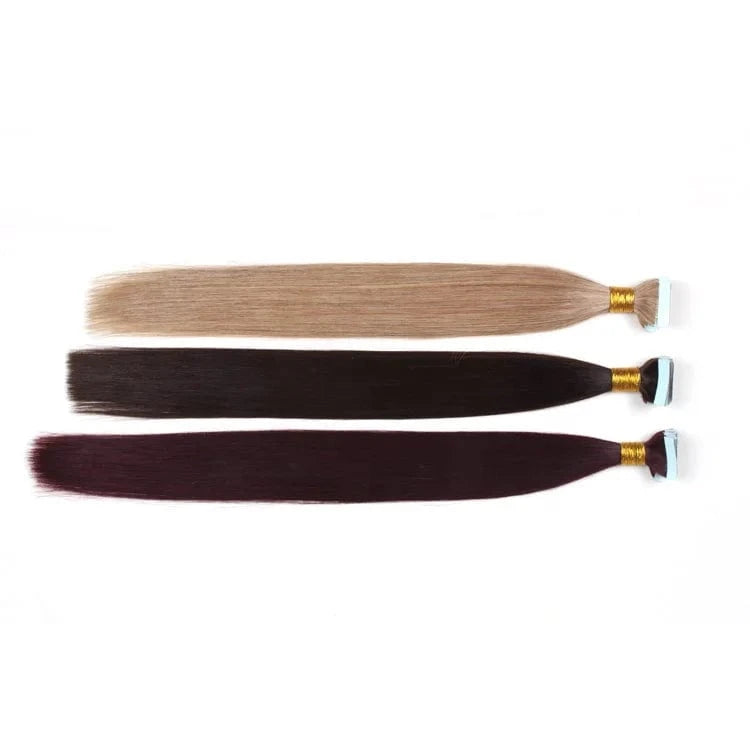 Wholesale 9A Russian Remy Extensions Double Drawn Tape In Hair Extensions Virgin Human Tape Hair