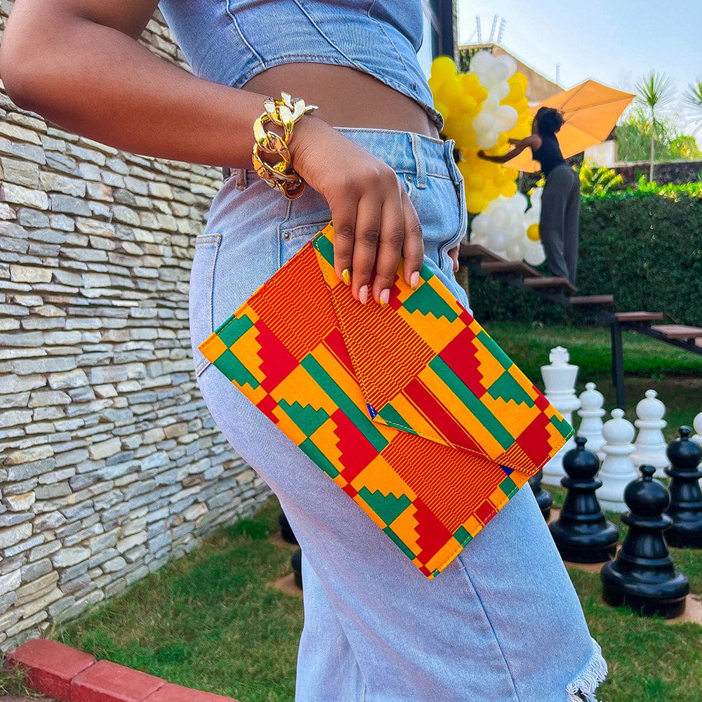 Wholesale Bags Manufacturer For Women Shoulder Handbags In African Print Envelope Bags